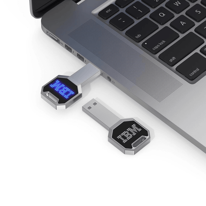 Key Shaped USB Flash Drive with LED Logo by Corporate Gift Store Singapore