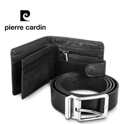 Pierre Cardin Leather Wallet and Belt Gift Set Corporate Gift Singapore