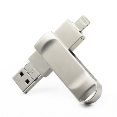 Oval Loop Swivel OTG USB Drive