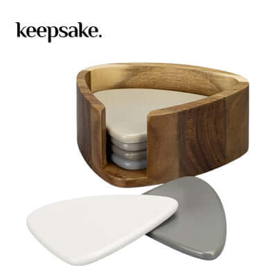 Keepsake Pebble Coaster Set Corporate Gift Singapore