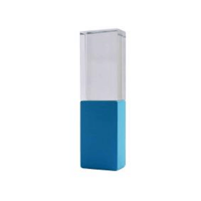 Rectangular Crystal USB Flash Drive with Colored Case by Corporate Gift Store Singapore