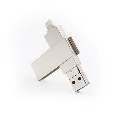 Rectangular Swivel OTG USB Drive (IOS)