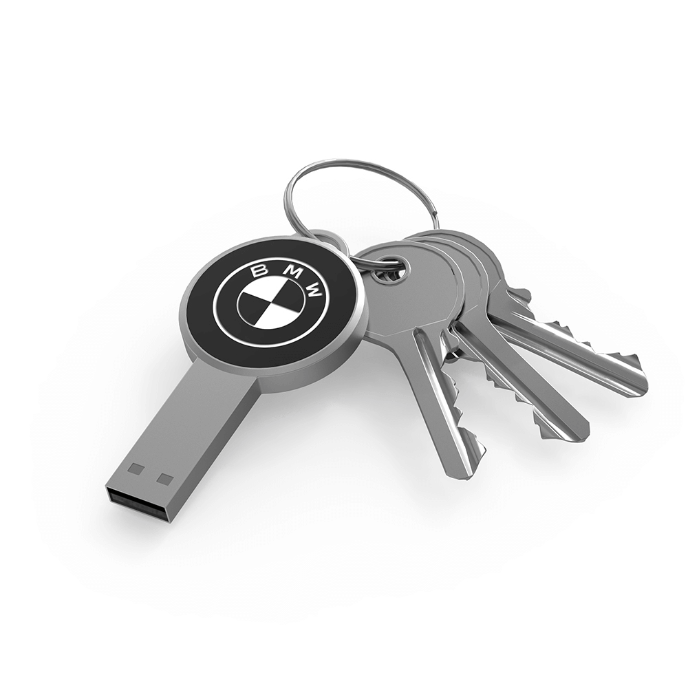 Round Shaped USB Flash Drive LED Logo by Corporate Gift Store Singapore