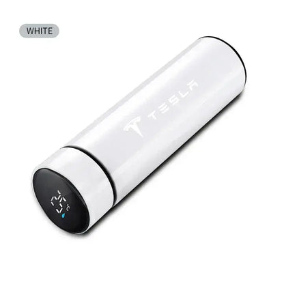Car 500ml Stainless Steel Thermo Bottle Thermal Cup Temperature Display Vacuum Flasks For Tesla Model Y 3 S X Roadster Bonina by Corporate Gift Store Singapore