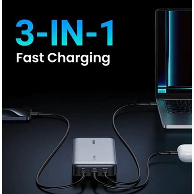 UGREEN 145W 25000mAh for Laptop-3 Ports Power Bank