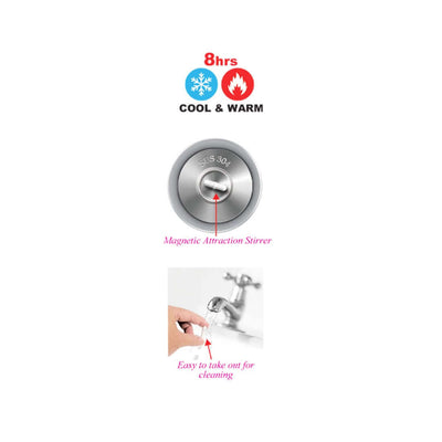 Auto magnetic Stirring Mug with Suction Base Corporate Gift Singapore