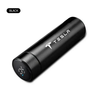 Car 500ml Stainless Steel Thermo Bottle Thermal Cup Temperature Display Vacuum Flasks For Tesla Model Y 3 S X Roadster Bonina by Corporate Gift Store Singapore