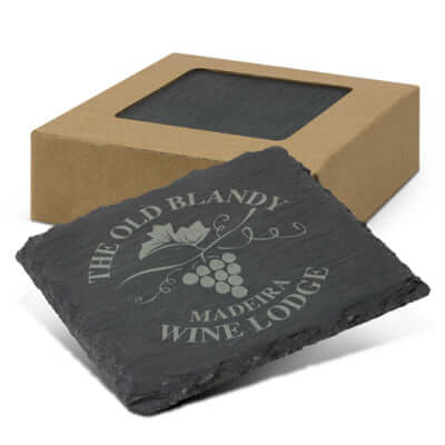 Slate Coaster - Set of 4 Corporate Gift Singapore