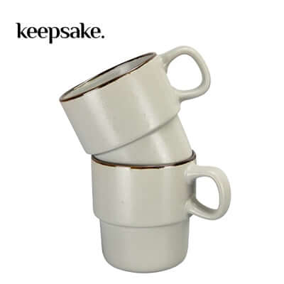 Keepsake Stackable Coffee Cup Set of 2 Corporate Gift Singapore