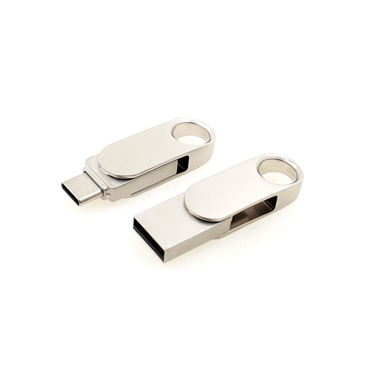 Swivel OTG USB Drive with Round Loop (Android) by Corporate Gift Store Singapore
