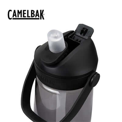 Camelbak Thrive Flip Straw Bottle 750ml with flip straw and black lid for easy hydration in Singapore.