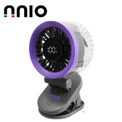 NNIO U-CLIP High Speed Portable Clip Fan, 3600mAh, 100 Speed, Anti-Slip Clamp Corporate Gift Singapore