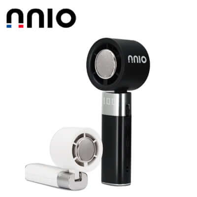 NNIO U-FLEX High Speed Portable Handheld Fan with Cooling Plate & LED Light, 5000mAh, 100 Speed Corporate Gift Singapore