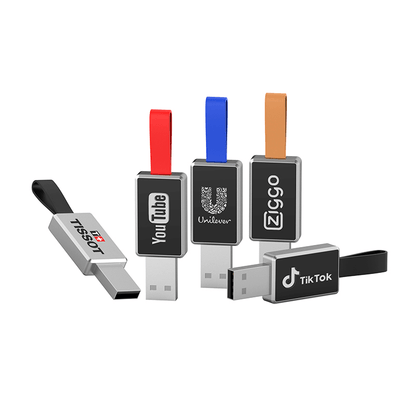 USB Flash Drive with Strap (LED Logo) by Corporate Gift Store Singapore