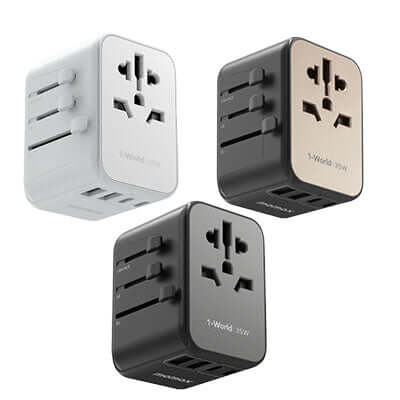 Momax 1-World 5-Port Travel Charger 35W by Corporate Gift Store Singapore