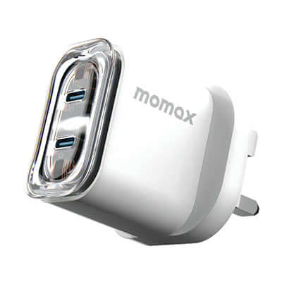 Momax 1-Charge Flow 2-Port GaN Charger 35W by Corporate Gift Store Singapore