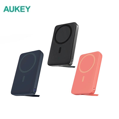 Aukey PB-MS02 MagLynk 10000mAh Magnetic Wireless Charging Power Bank by Corporate Gift Store Singapore