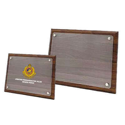 Wooden Plaque SV01 by Corporate Gift Store Singapore