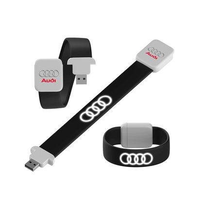 Wrist Strap USB Flash Drive with LED Logo by Corporate Gift Store Singapore
