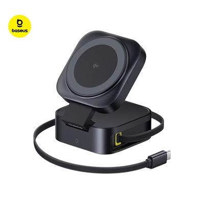 Baseus PicoGo 2-in-1 Magnetic Wireless Charger Qi2 67W by Corporate Gift Store Singapore
