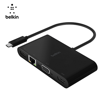 Belkin USB-C Multimedia + Charge Adapter 100W by Corporate Gift Store Singapore