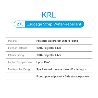 Vention Water-Repellent Laptop Backpack KRLB0 features waterproof fabric and spacious design.