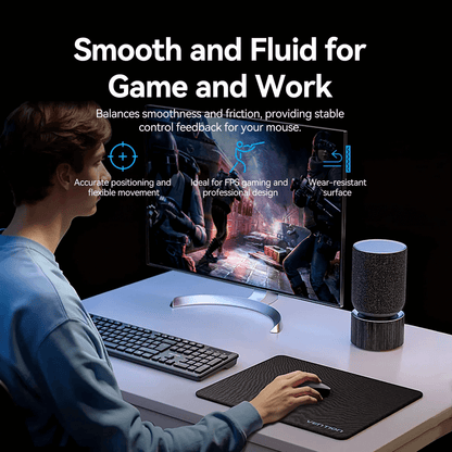 Vention Gaming Mouse Pad providing smooth and fluid surface for gaming and work with accurate positioning.