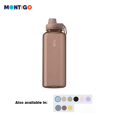 Montigo Go Bottle 1200ml in brown, featuring multiple color options for hydration on-the-go.