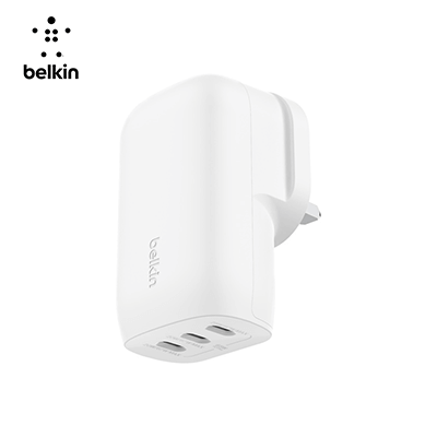 Belkin WCC002myWH 67W Triol USB-C PD3.1 PPS Gan Charger by Corporate Gift Store Singapore