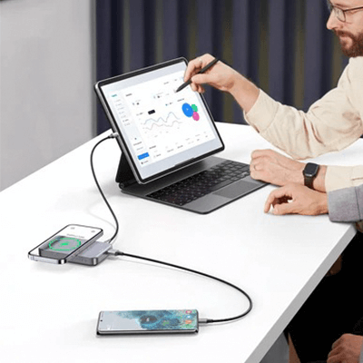 UGREEN Foldable Kickstand Magnetic Battery | 10000mAh by Corporate Gift Store Singapore