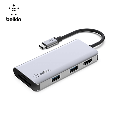 Belkin Connect USB-C 5-in-1 Multiport Adapter Hub by Corporate Gift Store Singapore