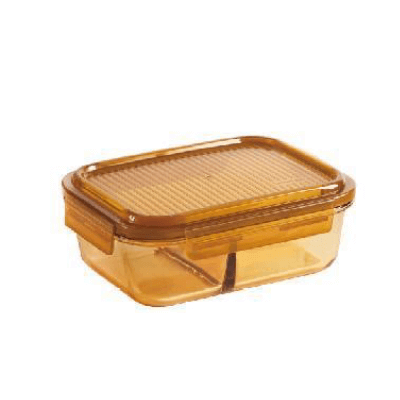 LocknLock 1000ml Glass Lunch Box with 2 Compartment by Corporate Gift Store Singapore