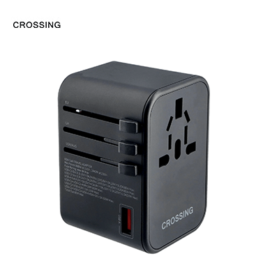 Crossing World Travel Adapter 65w With 2 USB C And 2 USB 3.0 A by Corporate Gift Store Singapore
