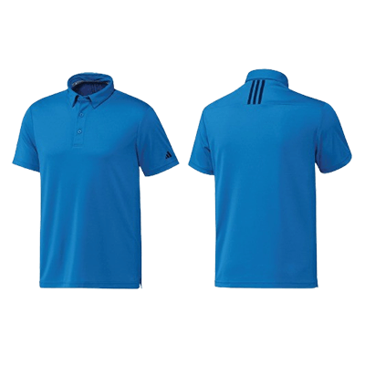 Adidas M SS Polo-T Shirt in vibrant blue, perfect for casual and corporate settings, ideal for gifts in Singapore.