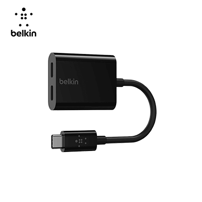 Belkin F7U081 RockStar USB-C Audio + Charge Adapter by Corporate Gift Store Singapore