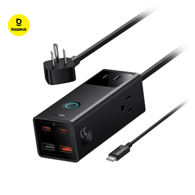 Baseus PowerCombo Pro 7 Ports Power Strip 65W by Corporate Gift Store Singapore