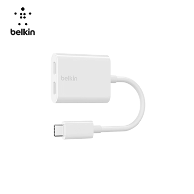 Belkin F7U081 RockStar USB-C Audio + Charge Adapter by Corporate Gift Store Singapore