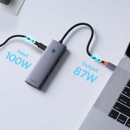 Baseus 7 in 1 Triple-Display Hub by Corporate Gift Store Singapore