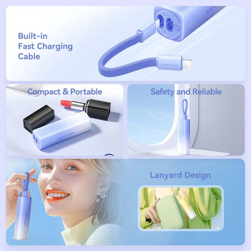 Vention 5000mAh Power Bank 20W by Corporate Gift Store Singapore