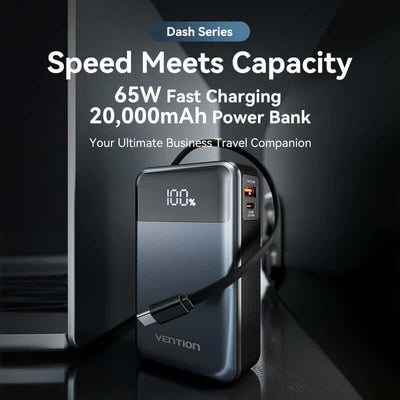 Vention 20000mAh Power Bank 65W