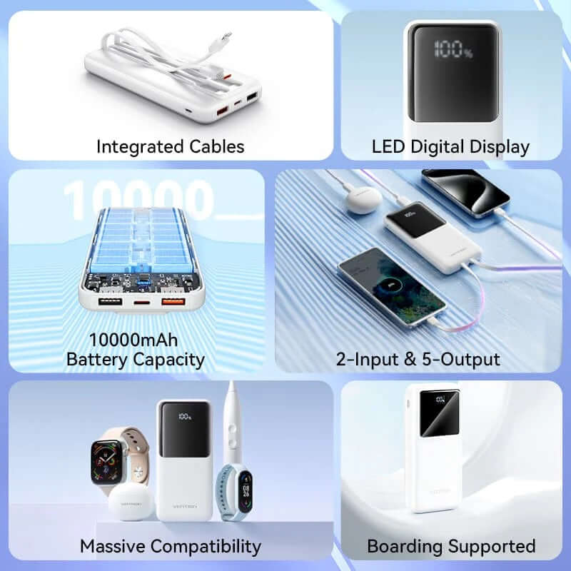 Vention 10000mAh Power Bank 22.5W by Corporate Gift Store Singapore