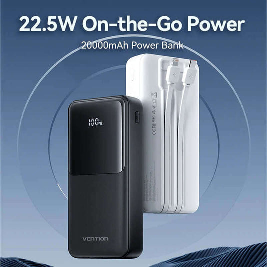 Vention 20000mAh Power Bank 22.5W by Corporate Gift Store Singapore