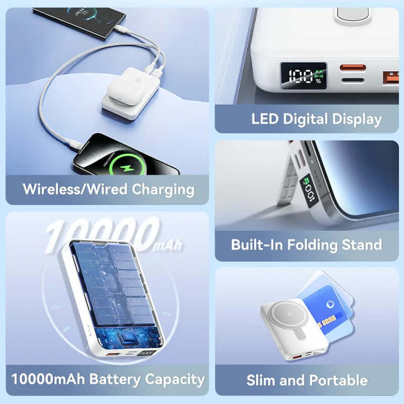 Vention 10000mAh Magnetic Wireless Power Bank 22.5W by Corporate Gift Store Singapore