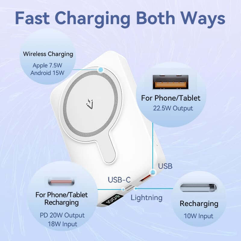 Vention 10000mAh Magnetic Wireless Power Bank 22.5W by Corporate Gift Store Singapore