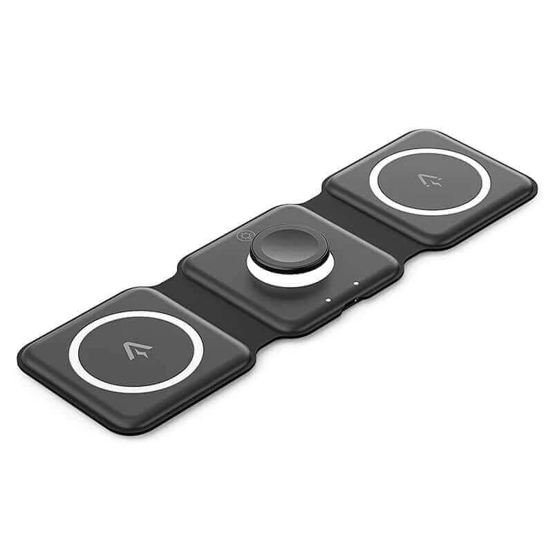 Vention 3-in-1 Wireless Charging Pad with MagSafe and LED Night Light by Corporate Gift Store Singapore