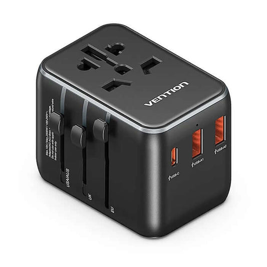 Vention 3-Port USB Universal Travel Adapter by Corporate Gift Store Singapore
