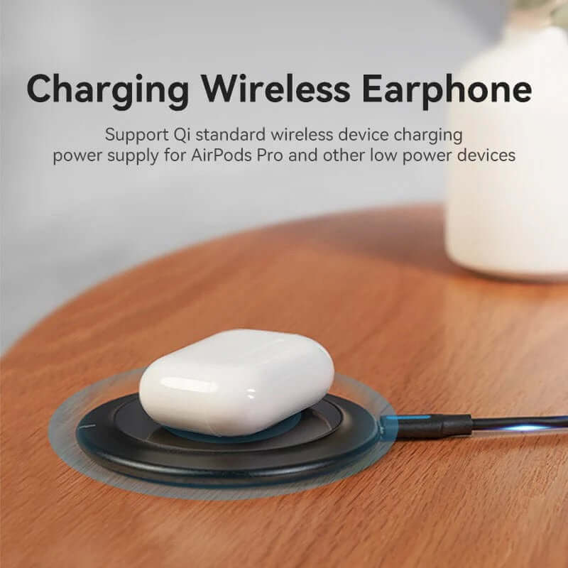 Vention Wireless Charger 15W Black Mirrored Surface Type by Corporate Gift Store Singapore
