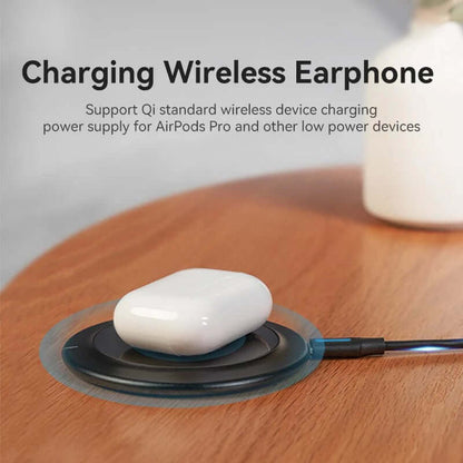 Vention Wireless Charger 15W Black Mirrored Surface Type by Corporate Gift Store Singapore