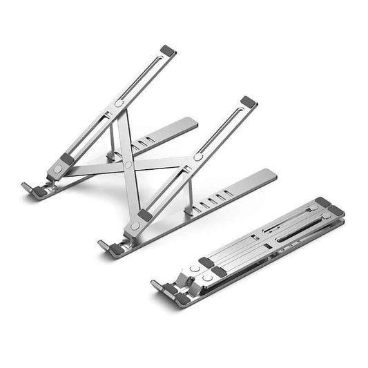 Vention Foldable Laptop Stand Silver Aluminum Alloy Type by Corporate Gift Store Singapore