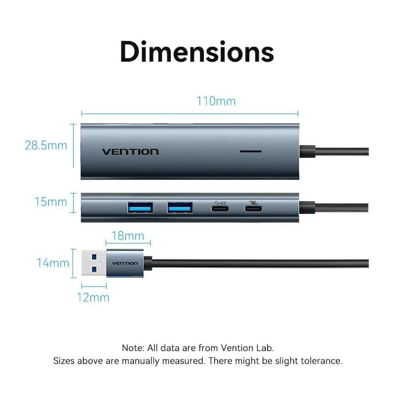Vention Gen 1 Type C Hub by Corporate Gift Store Singapore